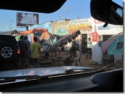 Crossing into the Democratic Republic of the Congo