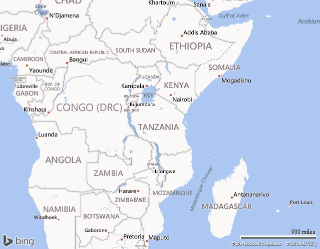 Tanzania Map